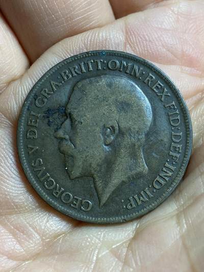 2026年第四十七场(总第二百一十六场）外国好品散币场(免佣金) 稀少年份版本–英国🇬🇧1919年1便士(乔治五世第一版，H标喜敦厂造)