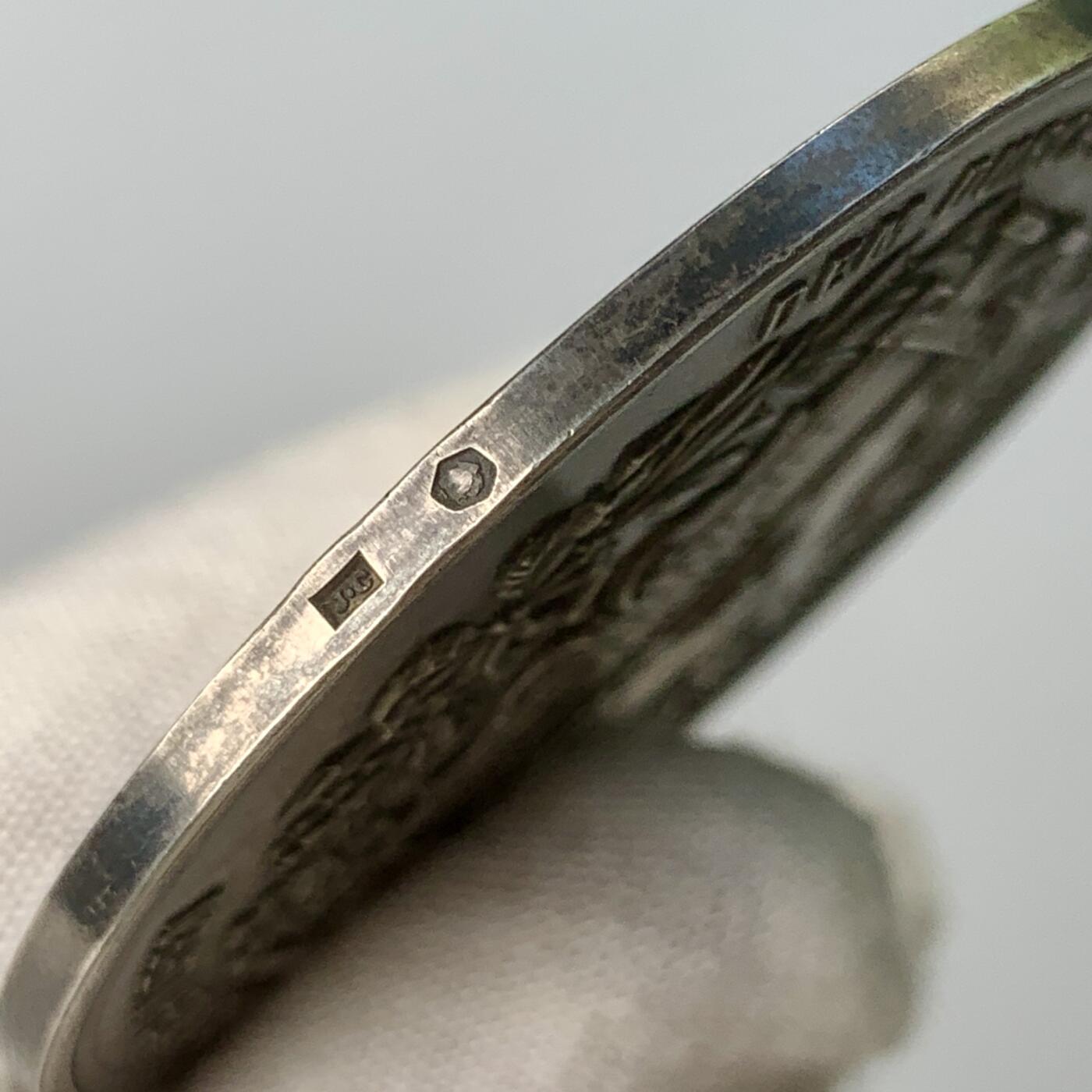 掌中浮雕-藏着的欧洲第059场 奥地利维也纳铁匠行会银质奖章，50mm，38.7g