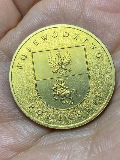 2026年第四十七场(总第二百一十六场）外国好品散币场(免佣金) 波兰🇵🇱2004年2兹罗提(波兰行政区，波德拉谢省纪念币)