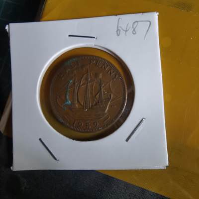 沼泽如烟--第1064场 英国1959年半便士