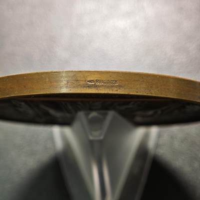 【德藏】世界币章拍卖第171期（拍品征集中~欢迎藏友联系） 1855年 法国拿破仑三世与英国维多利亚女王会晤纪念大铜章 丰饶角边铭 直径约：75.9mm；重约：204.3g