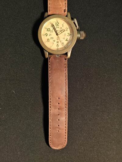 东亚欧洲主题杂货徽章勋章拍卖⑩ （五一大拍350+） 日本海军航空队手表（中田商店复刻）