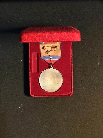 东亚欧洲主题杂货徽章勋章拍卖⑩ （五一大拍350+） 朝总联创建二十周年纪念章