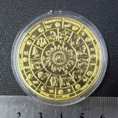 西秦中古拍卖第八十五期  狮子座十二星座纪念章