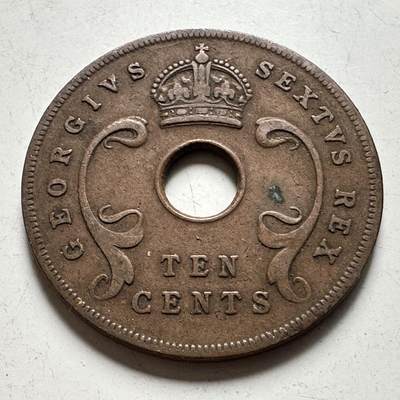 🌹外币初藏🌹🐯2026年第45场   每周二四六晚8️⃣点  世界硬币 英属东非1950年10分