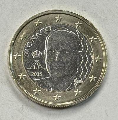 S&S Numismatic世界钱币-拍卖 第127期 摩纳哥2025年 第3版本-阿尔伯特二世 - 第二幅肖像 1欧元双色币