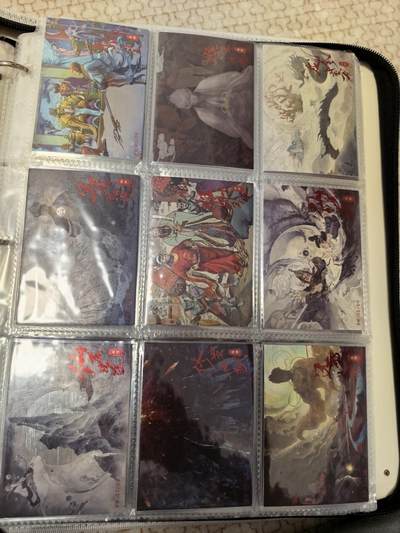 丫丫卡拍-第30期（4月24日21：00截拍） 牛卡动漫至尊西游套卡 包含SP、SSP、PR、UR、HR、SSR等各一套加一本原厂卡册，卡册有使用痕迹，介意勿拍