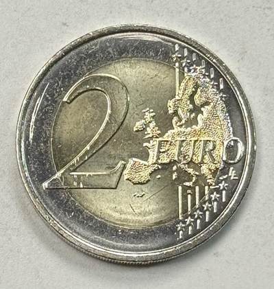 S&S Numismatic世界钱币-拍卖 第127期 摩纳哥2025年 第3版本-阿尔伯特二世-第二幅肖像 2欧元双色币