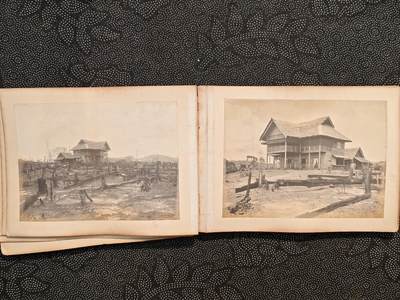 东亚欧洲主题杂货徽章勋章拍卖⑩ （五一大拍350+） 日本战时冲绳地区相册 上 55张左右（此处出价）