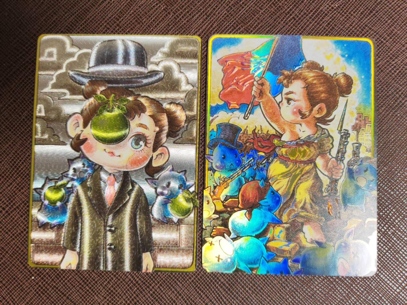 第113期阳大大卡牌拍卖第113期（持续收拍品，周五晚上九点截拍，进群福利早知道） 【裸卡】卡萃文化 李尊奇 世界名画2张