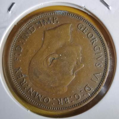 沼泽如烟--第1064场 英国1946年1便士