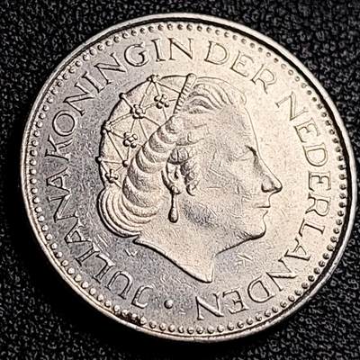 泉币菌-第231场-拍品多 请提前出价  1979 荷兰1盾 朱莉阿娜女王 25mm 