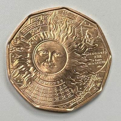 S&S Numismatic世界钱币-拍卖 第127期 奥地利2024年 闰年 5欧元纪念铜币