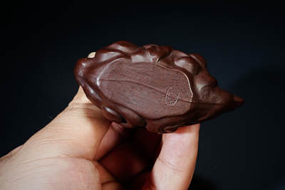 上海都达杂项专场102【全场包邮】  紫砂达摩参禅摆件98-50