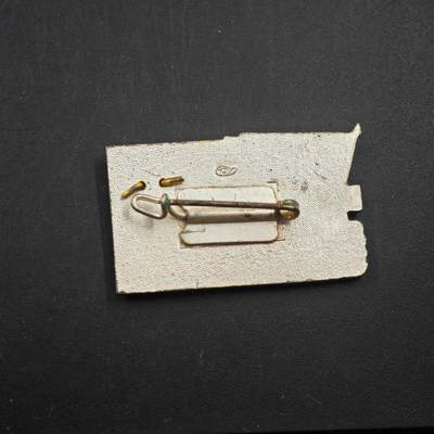 4月23日结束，成斌徽章钱币专场 苏联工会第十五次全国代表大会证章铜制 稀少