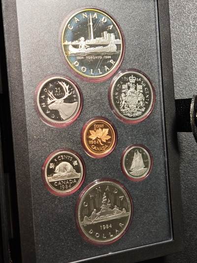【德藏】世界币章拍卖第171期（拍品征集中~欢迎藏友联系） 1984年 加拿大精制币套装
