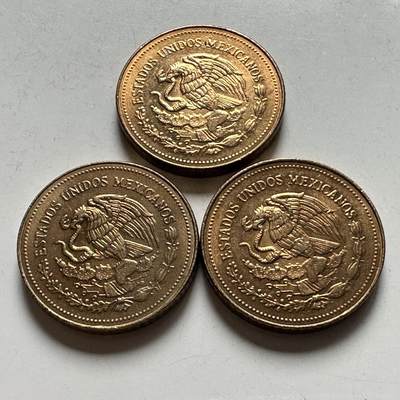 🌹外币初藏🌹🐯2026年第45场   每周二四六晚8️⃣点  世界硬币 墨西哥20比索 三枚