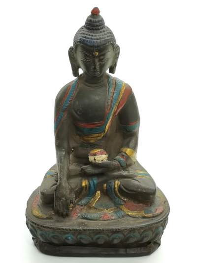 博洋堂“生趣盎然”4月精品专场暨第169期（全场包邮） 19世纪尼泊尔佛像，15*9cm，747g