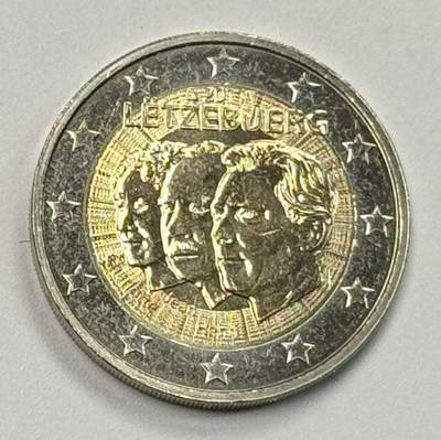 S&S Numismatic世界钱币-拍卖 第127期 卢森堡2011年 夏洛特任命让为王室代表50周年 2欧元双色纪念币