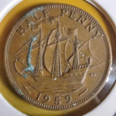 沼泽如烟--第1064场 英国1959年半便士