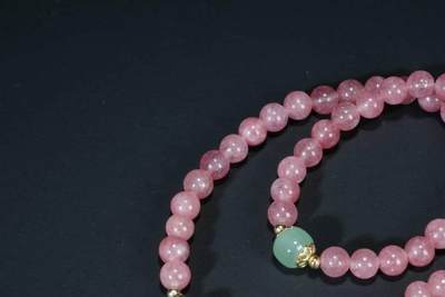 上海都达杂项专场103【全场包邮】  红纹石双圈手串70-363