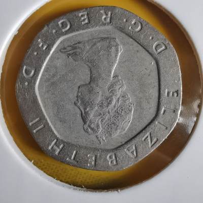 沼泽如烟--第1064场 英国1983年20便士