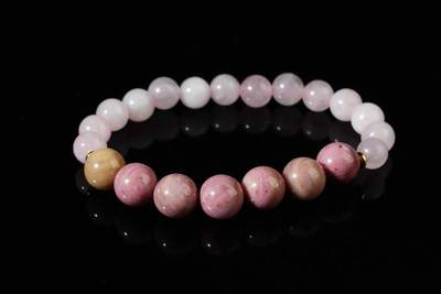 上海都达杂项专场103【全场包邮】  天然粉晶、啬薇辉手串70-361