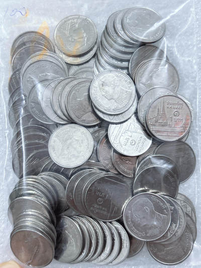 第一海外回流一元起拍收藏 散集专场  第311期 泰国1泰铢 100枚 流通品