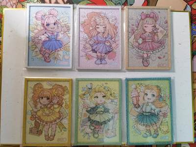 蜂潮卡牌  拍卖003期  0佣收拍（4月26日  21点  截拍） 小花瓣艺术文创  美好生活2  小色纸一套