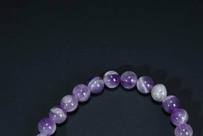 上海都达杂项专场103【全场包邮】  紫晶手串70*-367