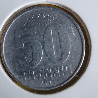 沼泽如烟--第1064场 东德1971年50芬尼