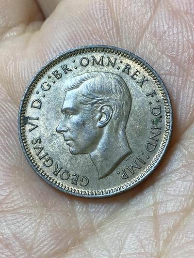 2026年第四十七场(总第二百一十六场）外国好品散币场(免佣金) 英国🇬🇧1944年1法新(乔治六世第一版)