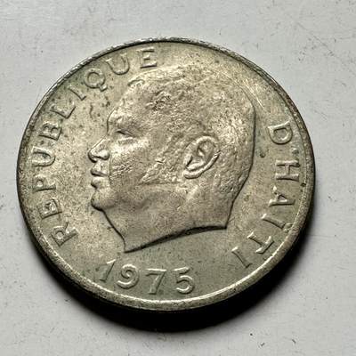 🌹外币初藏🌹🐯2026年第45场   每周二四六晚8️⃣点  世界硬币 海地1975年五分