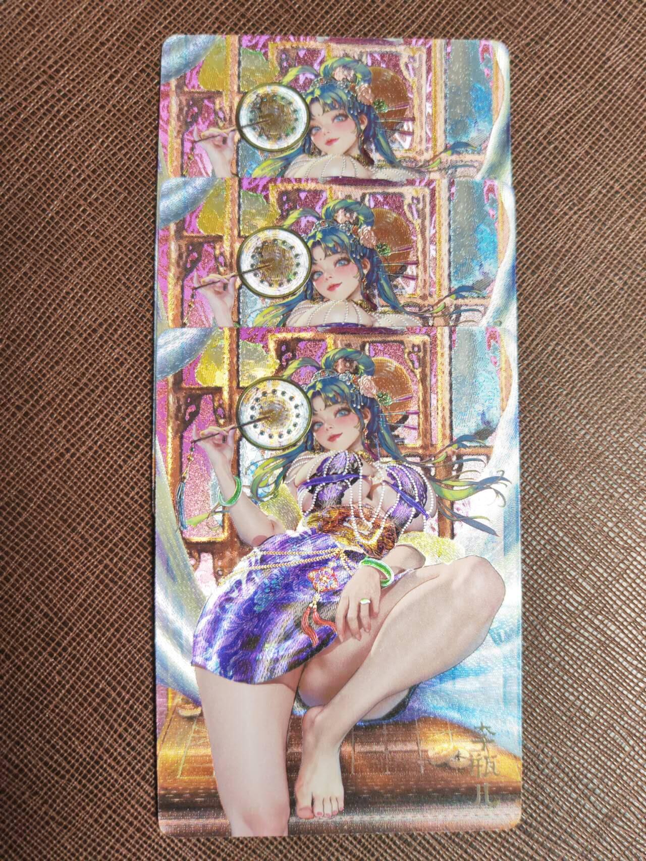 第113期阳大大卡牌拍卖第113期（持续收拍品，周五晚上九点截拍，进群福利早知道） 【三服饰】焱卡文化 罐儿 金瓶梅 李瓶儿 粗闪三服饰