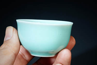 上海都达杂项专场102【全场包邮】  天青釉主人杯98-355