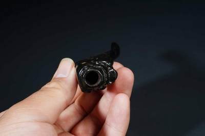 上海都达杂项专场103【全场包邮】  漆木龙头烟嘴70-111