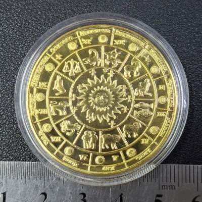 西秦中古拍卖第八十五期  处女座十二星座纪念章