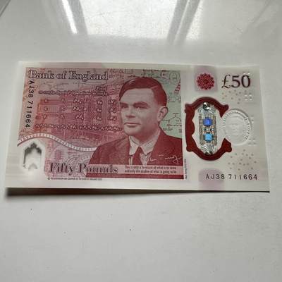 🌹外币初藏🌹🐯2026年第46场   每周二四六晚8️⃣点  世界硬币 苏联泰国纪念币 英国 2024年 查尔斯三世版 50英镑 塑料钞