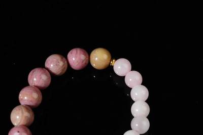 上海都达杂项专场103【全场包邮】  天然粉晶、啬薇辉手串70-361