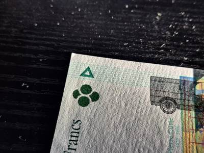 博彦收藏  4月25日 8点  钱币专场 法国 居里夫人 500法郎 UNC  95品