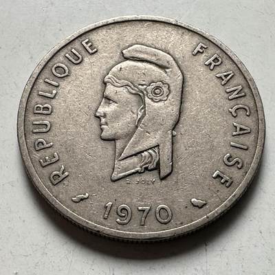 🌹外币初藏🌹🐯2026年第45场   每周二四六晚8️⃣点  世界硬币 法属阿法尔和伊萨领地 1970年 50法郎 