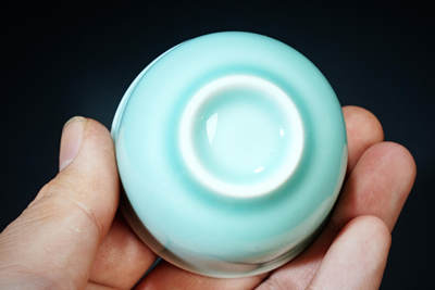 上海都达杂项专场102【全场包邮】  天青釉主人杯98-355