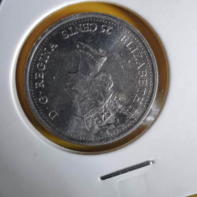 沼泽如烟--第1064场 加拿大2000年25分纪念币