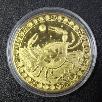 西秦中古拍卖第八十五期  巨蟹座十二星座纪念章