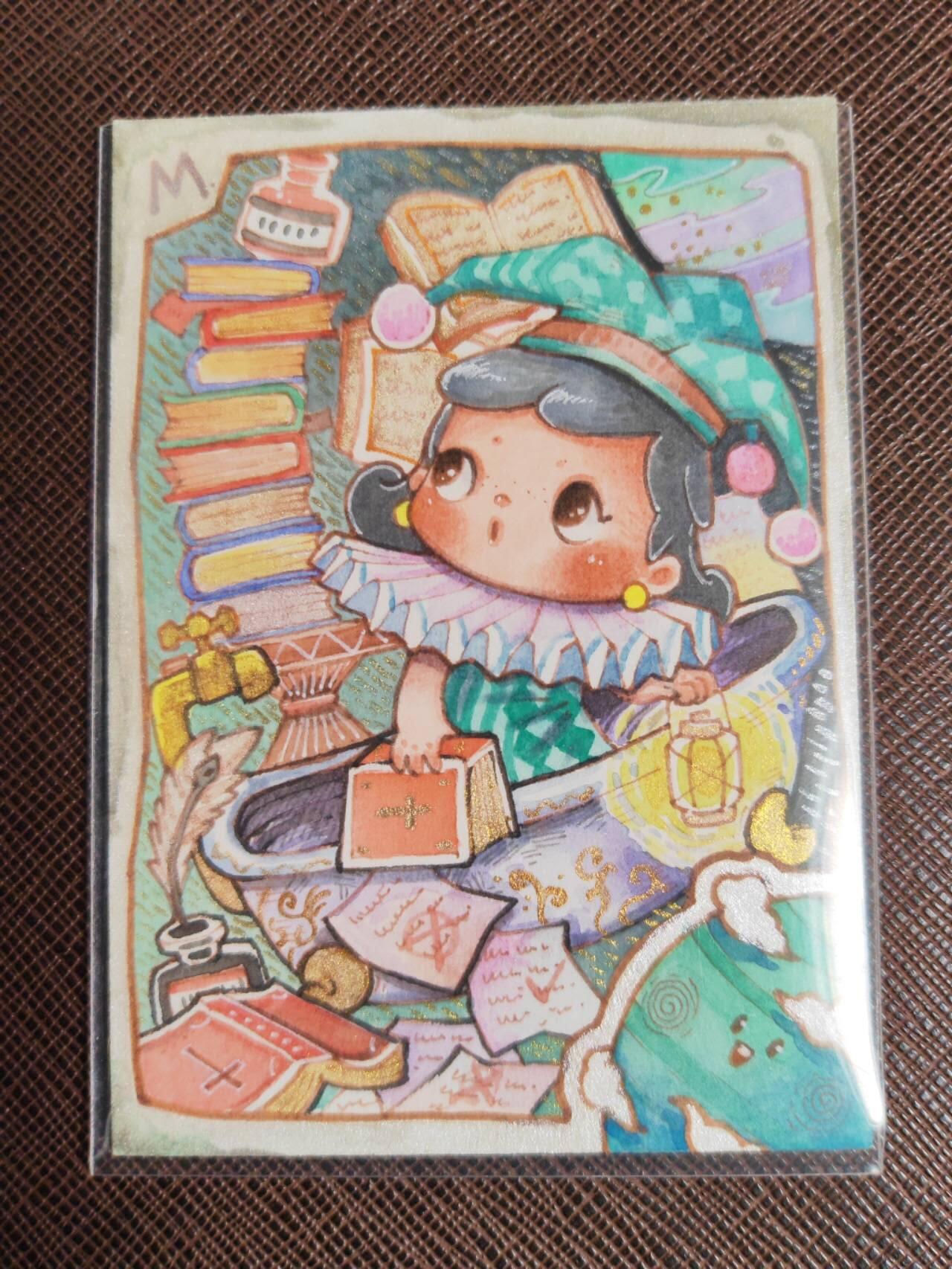 第113期阳大大卡牌拍卖第113期（持续收拍品，周五晚上九点截拍，进群福利早知道） 【手绘卡】顶流画师 章鱼 行星绮想录 知识小博士 绝色手绘卡1/1