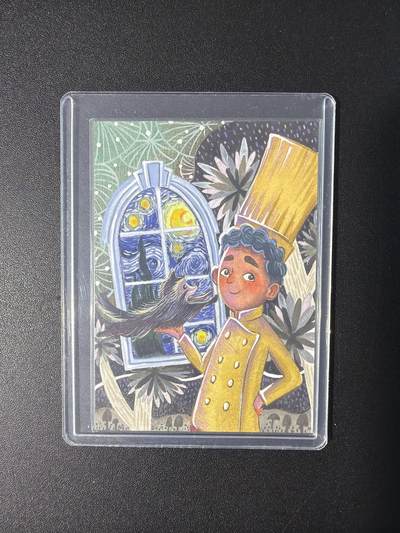 NO.31 好又多金牌大场，期期夯爆，每周必拍！要啥有啥，一站式配齐，方便凑单！（周6晚9点截拍，卖家送拍0抽成！） 【1/1手绘卡】画师洛煦浅 精美手绘卡 借梵高一笔