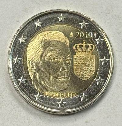 S&S Numismatic世界钱币-拍卖 第127期 卢森堡2010年 大公亨利的徽章 2欧元双色纪念币