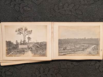 东亚欧洲主题杂货徽章勋章拍卖⑩ （五一大拍350+） 日本战时冲绳地区相册 上 55张左右（此处出价）