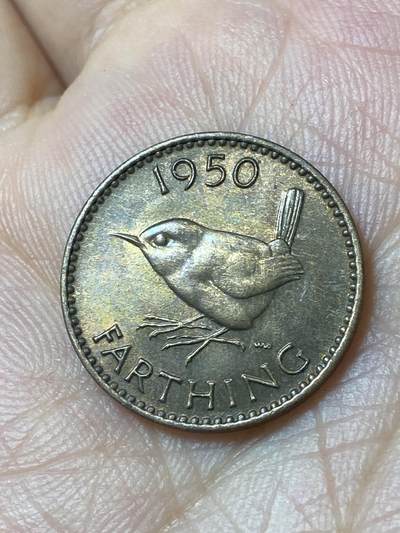 2026年第四十七场(总第二百一十六场）外国好品散币场(免佣金) 英国🇬🇧1950年1法新(乔治六世第二版)