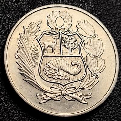 泉币菌-第231场-拍品多 请提前出价 原光美品 秘鲁1980年100索尔銅镍硬币 29.83毫米 11.66克 纪念币铜钱